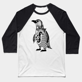 the magical penguin in ecopop mexican patterns art Baseball T-Shirt